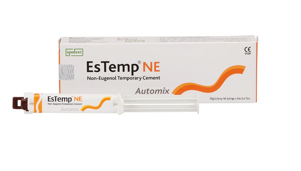 ESTEMP NE NO EUGENOL 10gr x2 Dual SPIDENT (Cemento Temporal de coronas y puentes)